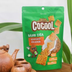 Bánh dừa nướng Cocool – Coconut cracker Original 80 gram (Vị Nguyên bản)