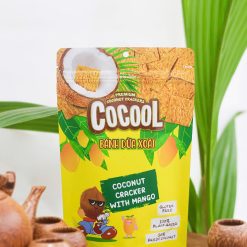 Bánh dừa nướng Cocool – Coconut cracker with Mango 80 gram (Vị Xoài)