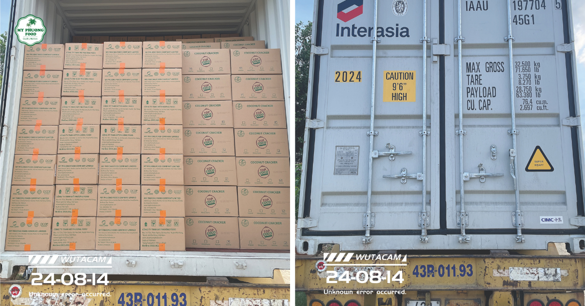 don-xuat-hang-chinh-thuc-xuat-khau-banh-dua-nuong-topcoco-sang-nhat-ban